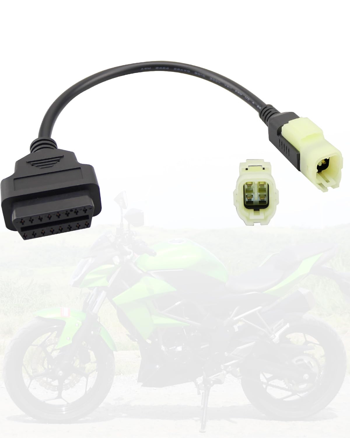 Amazon.com: VelvetunVillay OBD2 Diagnostic Cable Fit for Kawasaki