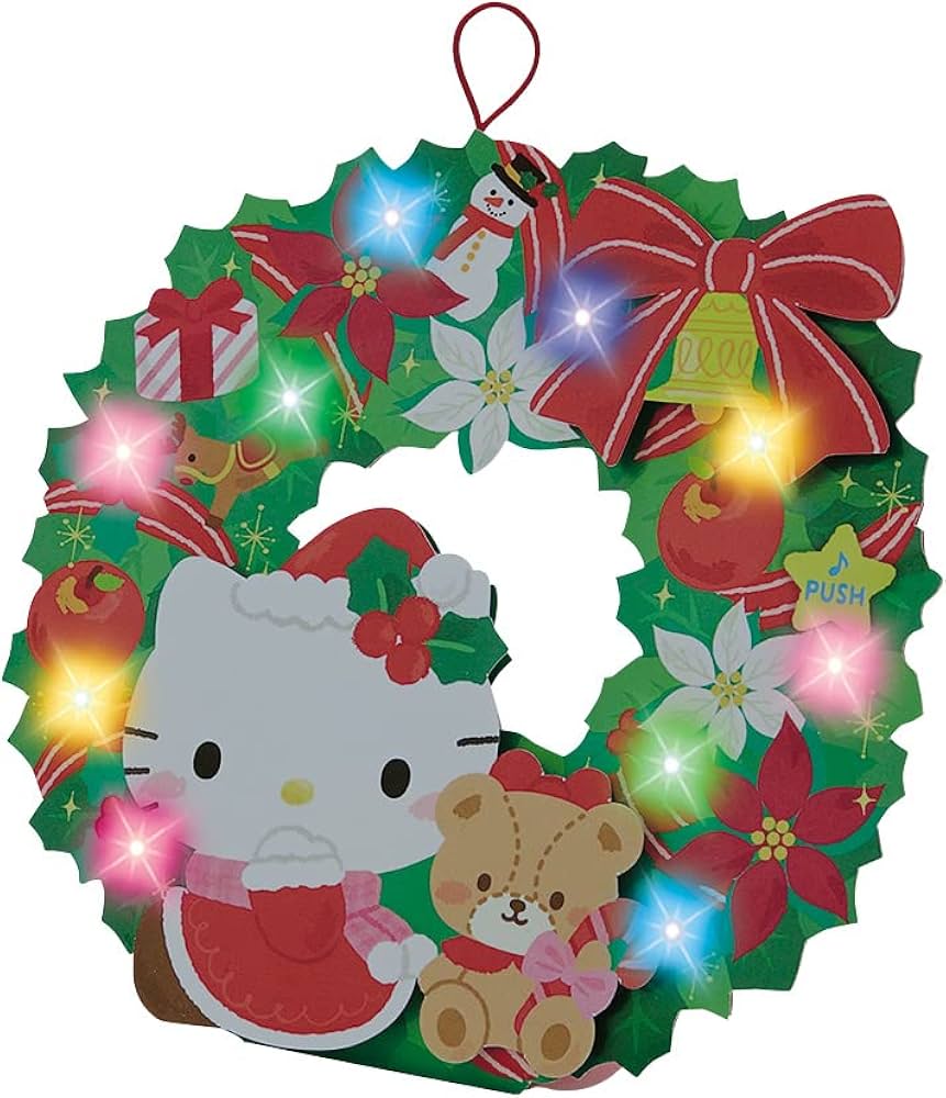 Amazon.co.jp: サンリオ クリスマスカード メロディーカード ハロー