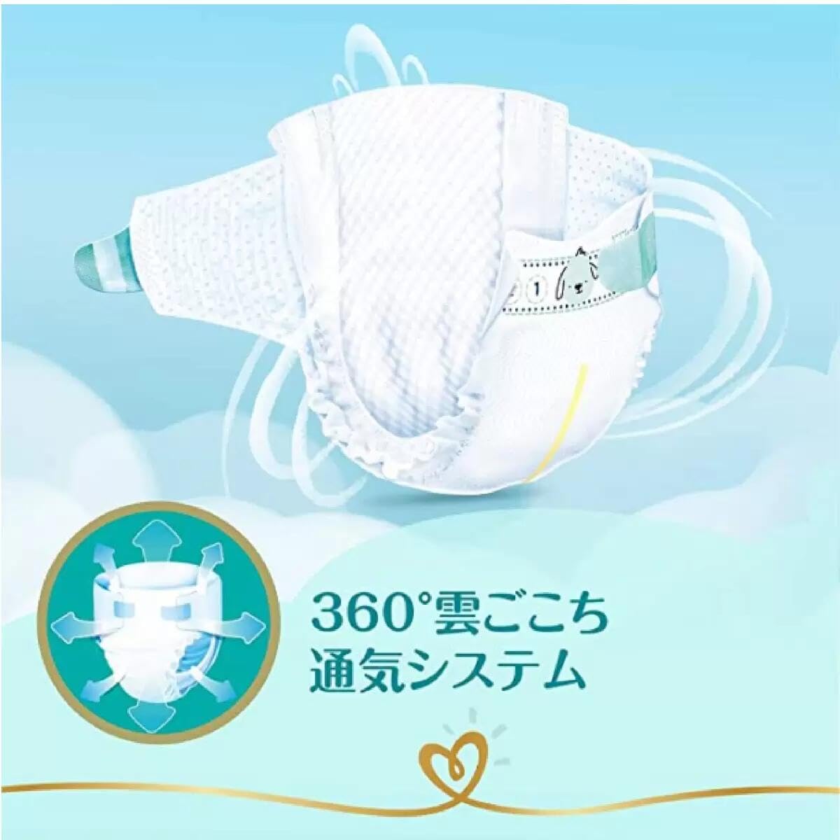 Amazon.co.jp: パンパース はじめての肌へのいちばん テープSサイズ (4