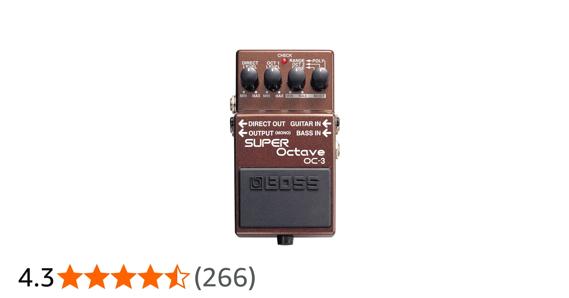 Amazon | BOSS SUPER Octave OC-3 | ピッチシフター・オクターバー