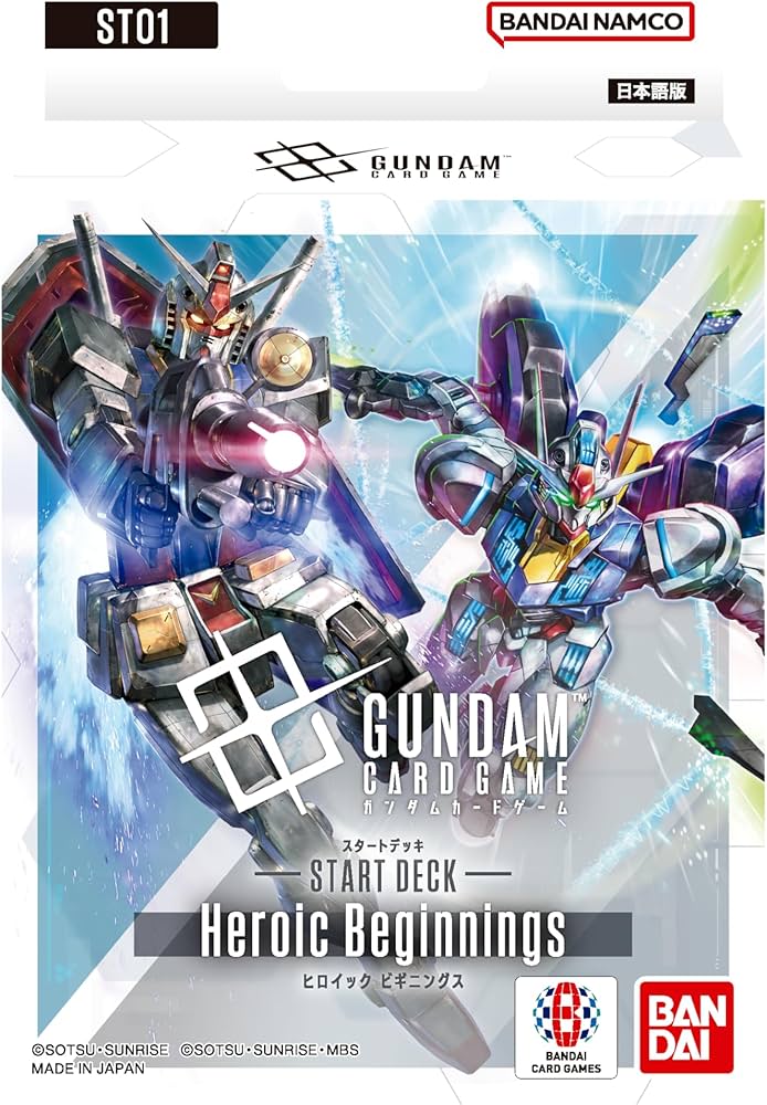 Amazon.co.jp: Bandai ST01 Gundam Card Game Starting Deck Heroic
