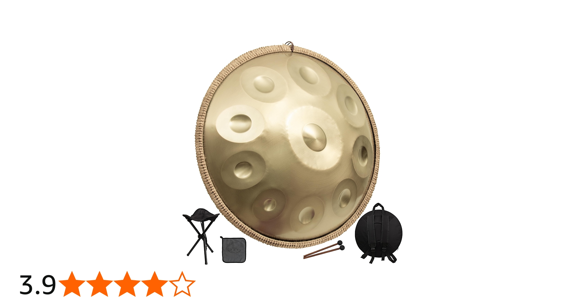 Amazon | ハンドパン スチールドラム 10音 22インチ ハンドパンドラム