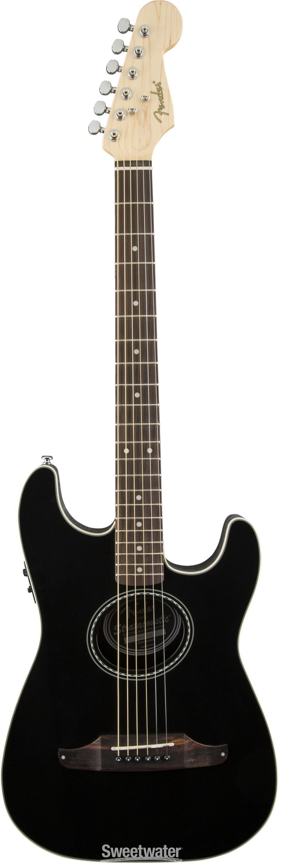 Fender Stratacoustic - Black | Sweetwater