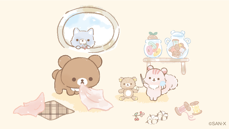 🧸ストーリー4🧸 サクラノコリスに教えてもらい、ぬいぐるみ作りの