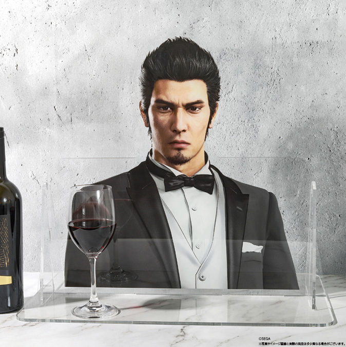 龍*中様 龍が如く 冠婚葬祭展 真島吾朗 ラベル缶デザインアクキー 龍が