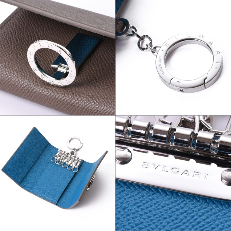 BVLGARI（ブルガリ） クリップ キーケース キーホルダー メンズ 男性