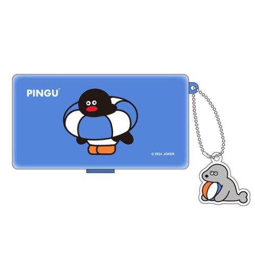 ミニケース ピルケース PINGU×松本セイジ ピングー Blue アイアップ