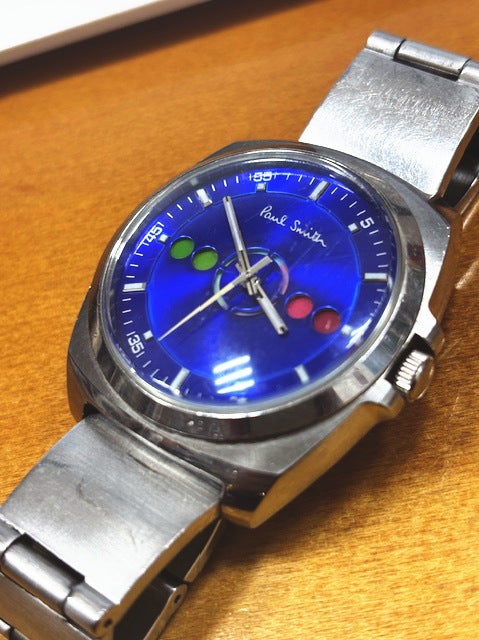 ポールスミスのファイブアイズ電池交換 | ちょっと面白い時計屋 加坪屋