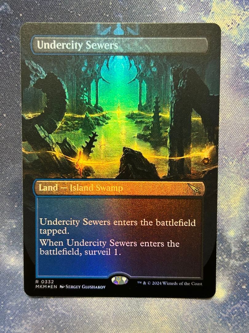 MTG 地底街の下水道　ボーダーレス　foil 英語