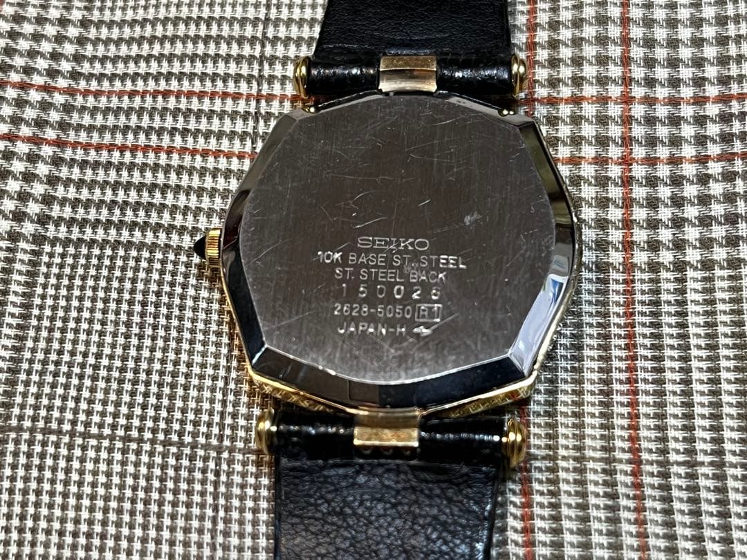 希少！美品SEIKOヴィンテージ腕時計スモールセコンド10Kクオーツ