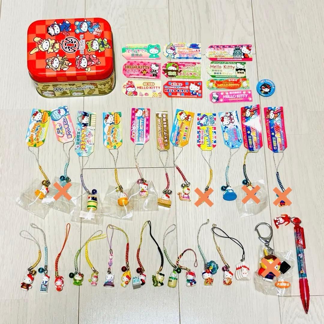 ご当地キティ 24点 まとめ売り ストラップ シャープペンシル