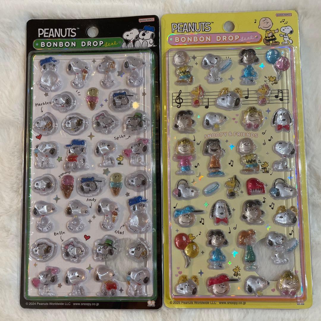うるちゅるスヌーピーボンボンドロップシール - メルカリ