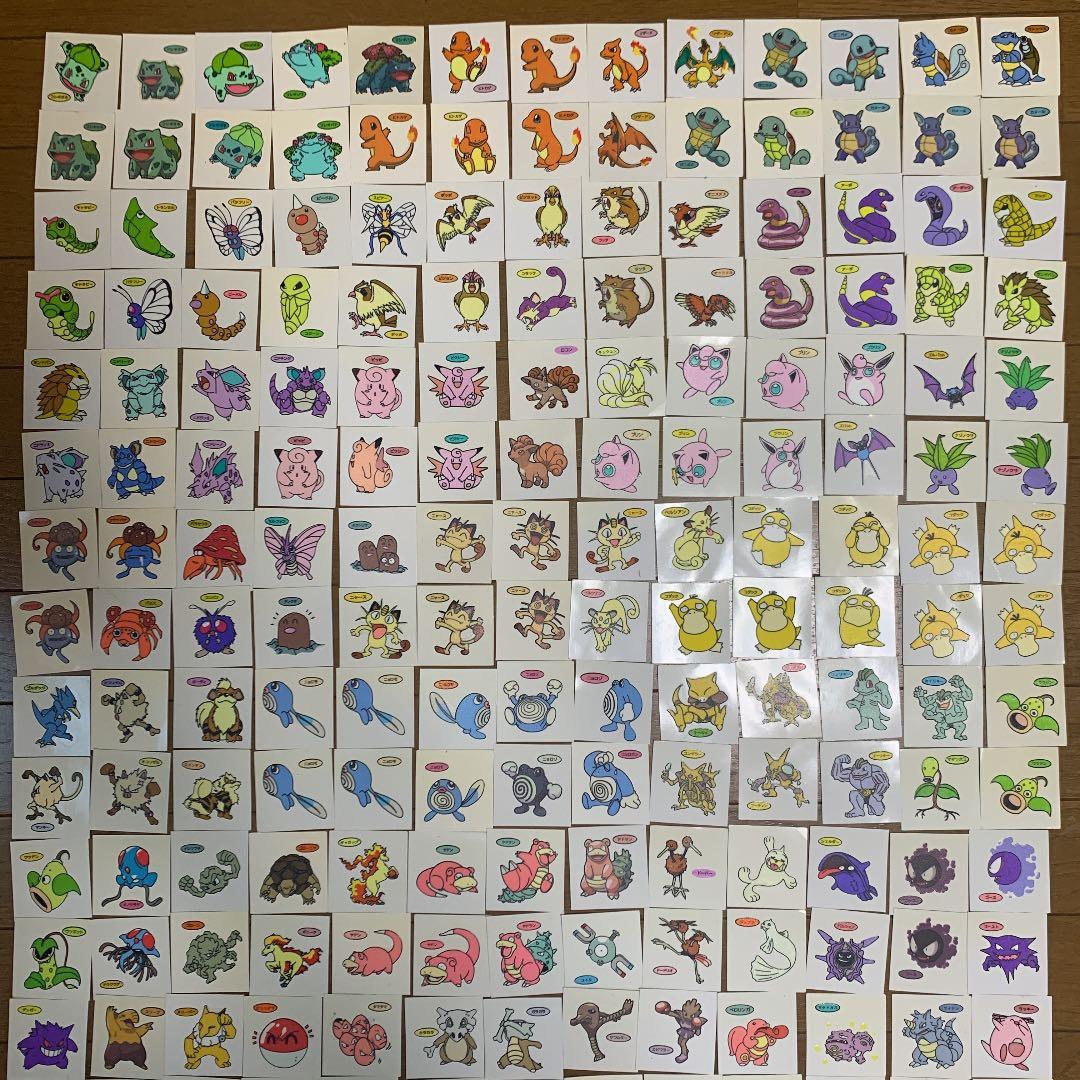 第一世代　ポケモンデコキャラシール