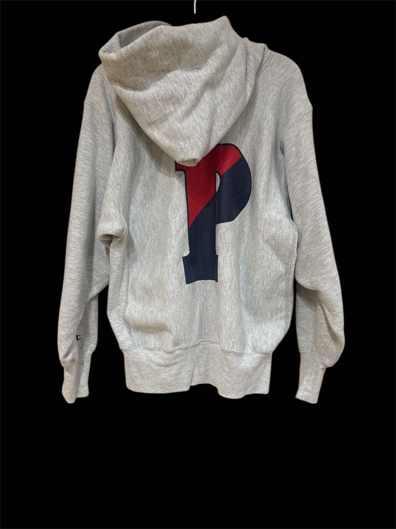 ラ*ー様 良品90s 両面championリバースフーディーL