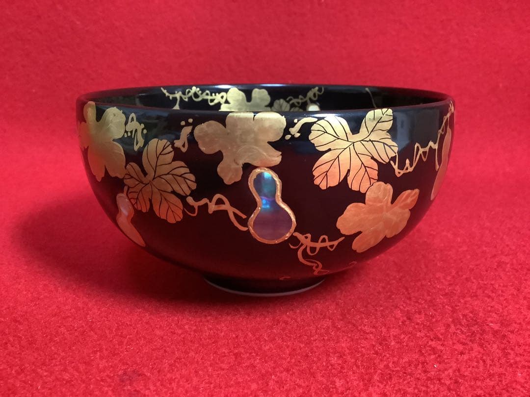 黒地六瓢螺鈿茶碗　五山窯　林淡幽造　【新品未使用】 栗山園オンライン通販部 / 【出物】 祥瑞大黒騎牛茶碗 五山窯 林淡幽