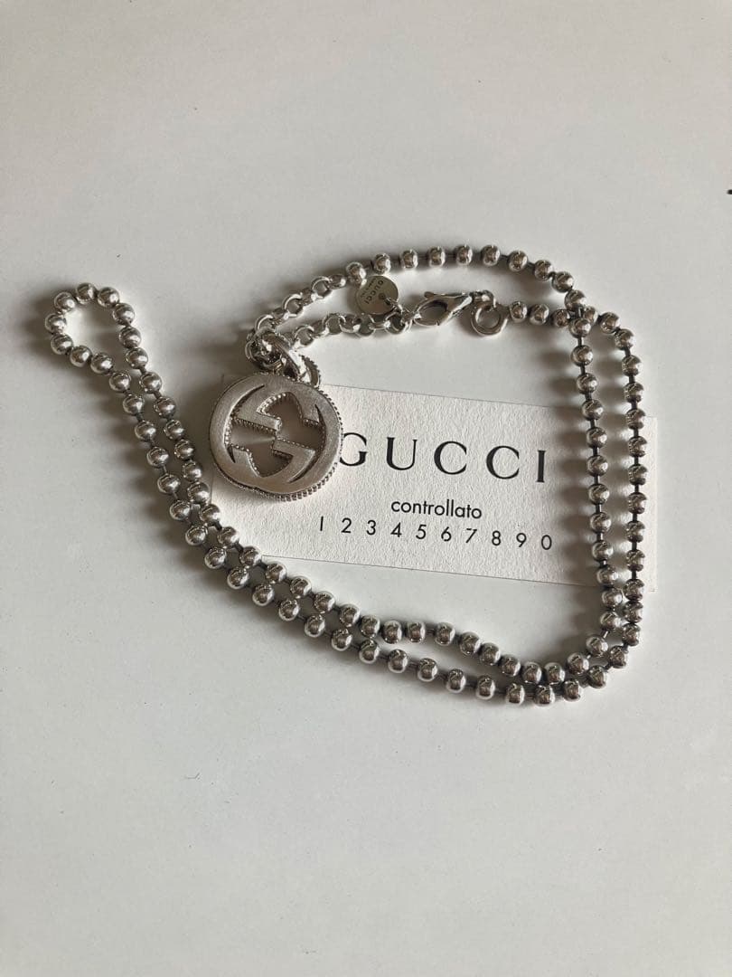 中島健人さん愛用　GUCCI インターロッキングMネックレス　値下げはありません 中島健人さん愛用 GUCCI インターロッキングMネックレス 値下げは