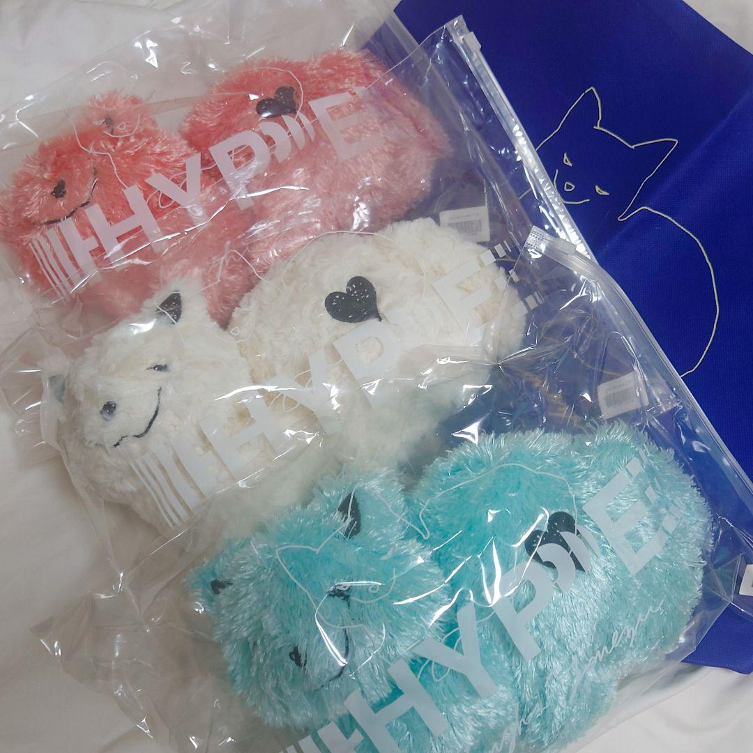 米津玄師 HYPEリイシューねこちゃん ホワイト ミント ピンク 3体セット