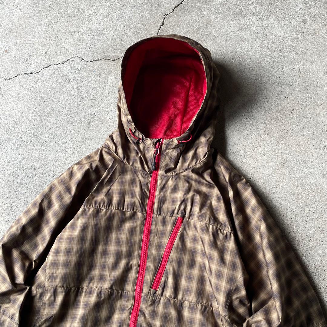 00s old nike check pattern shell jacket - メルカリ