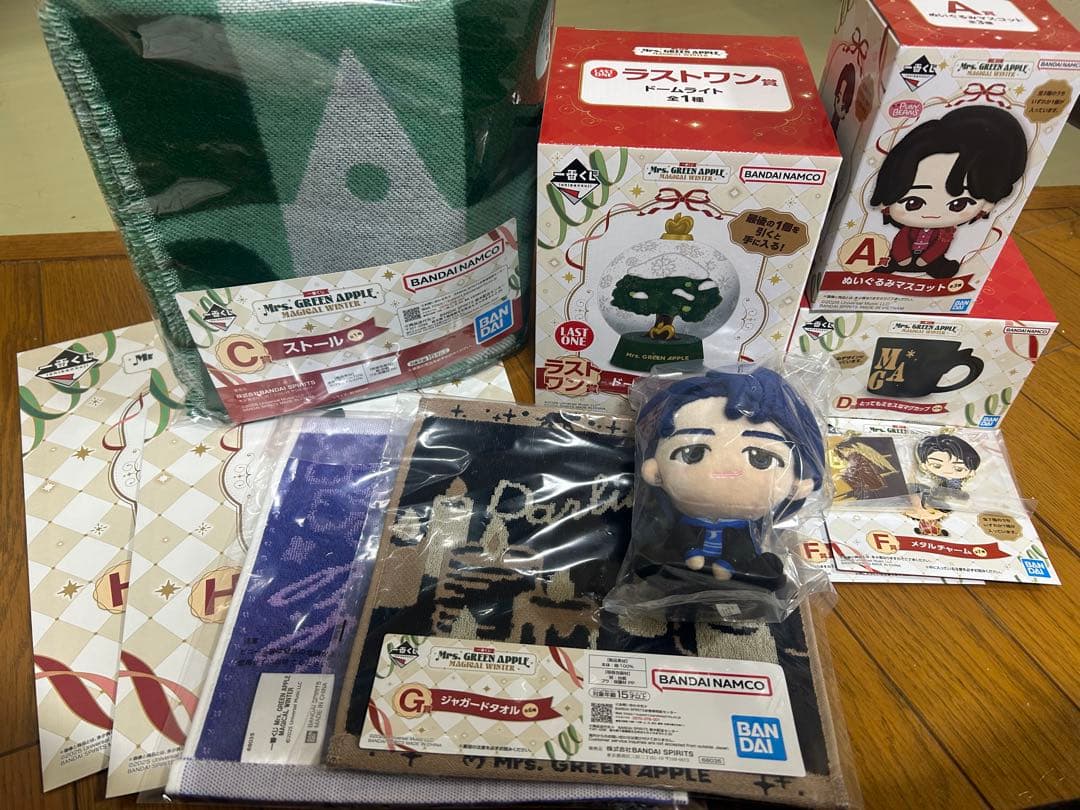 【新品・未開封】ミセスグリーンアップル　一番くじセット 一番くじ Mrs. GREEN APPLE｜一番くじ倶楽部｜BANDAI SPIRITS公式 一番