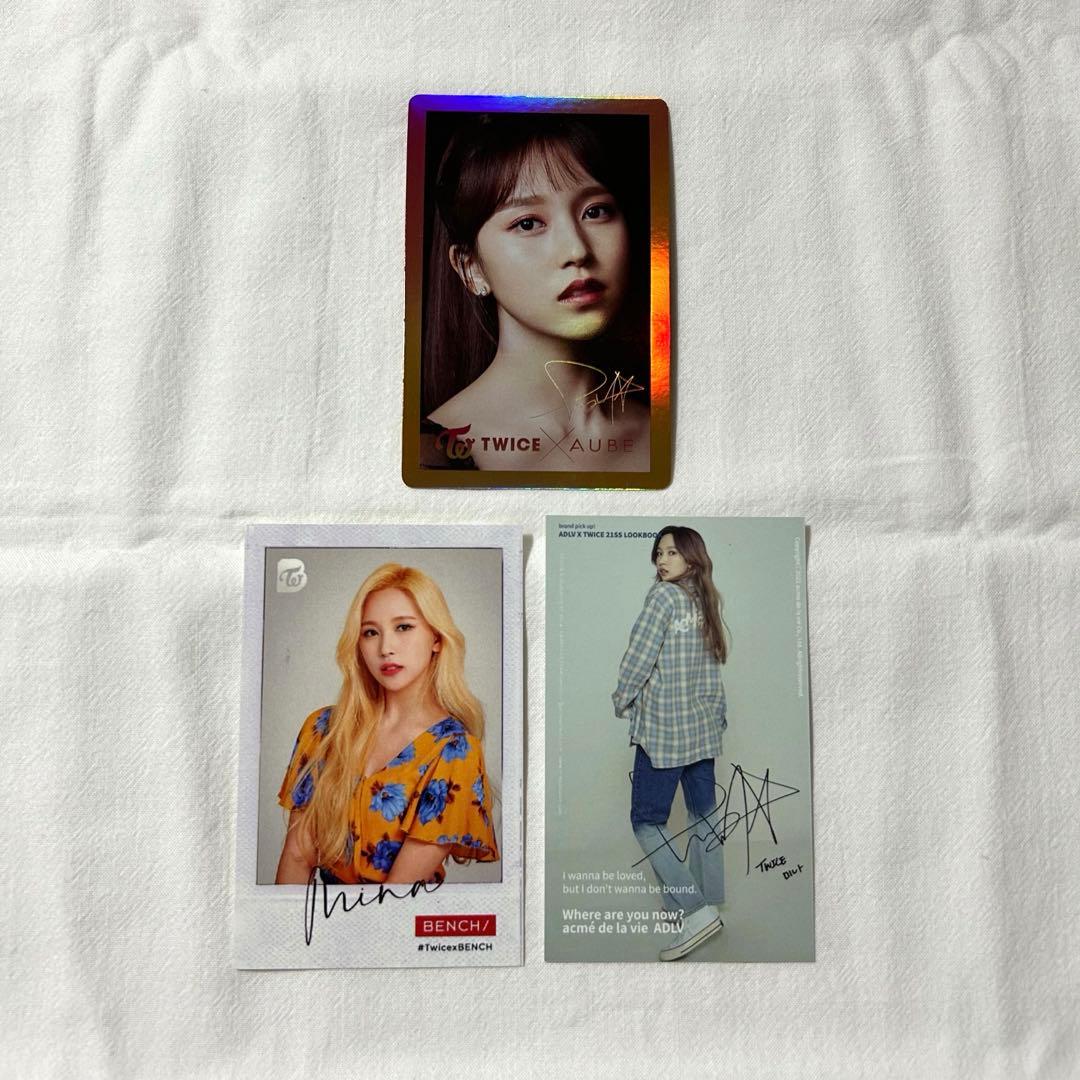 TWICE AUBE ADLV BENCH 特典 トレカ ミナ TWICE AUBE ADLV BENCH 特典 トレカ ミナ - メルカリ
