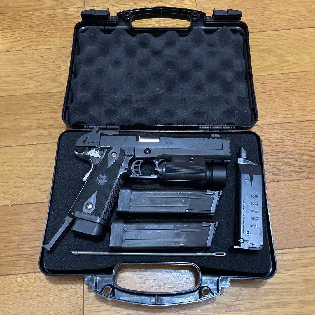 KSC STI EDGE ストライクガン ブラック　ガンケース KSC] STI ストライクガン ブラックABS ガスブローバック (中古)の販売