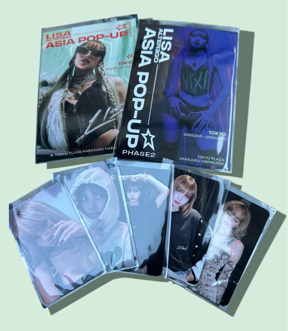 LISA POP-UP トレカ BLACKPINK ポストカード フルコンプ LISA POP-UP トレカ BLACKPINK ポストカード フルコンプ
