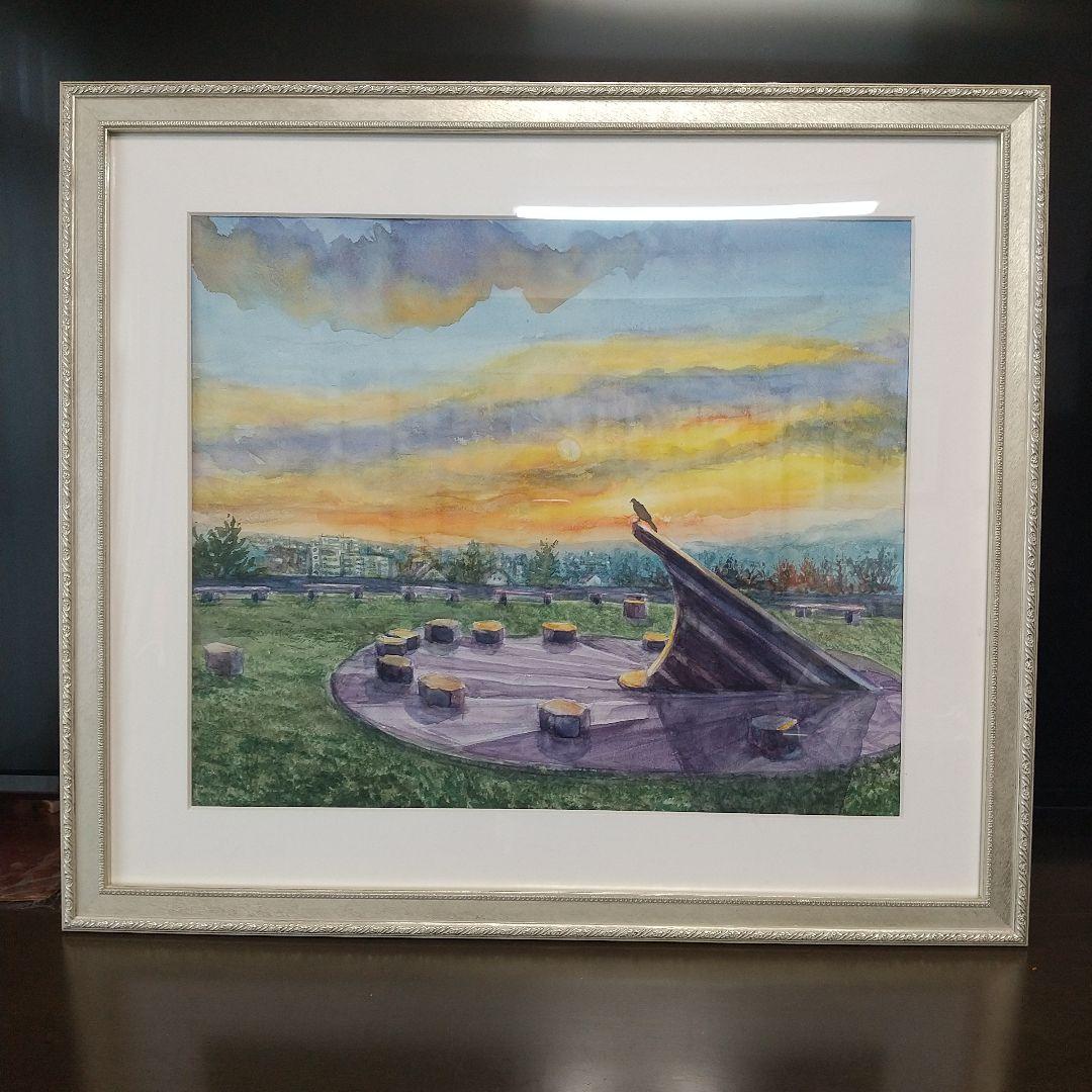 朝焼けの一瞬