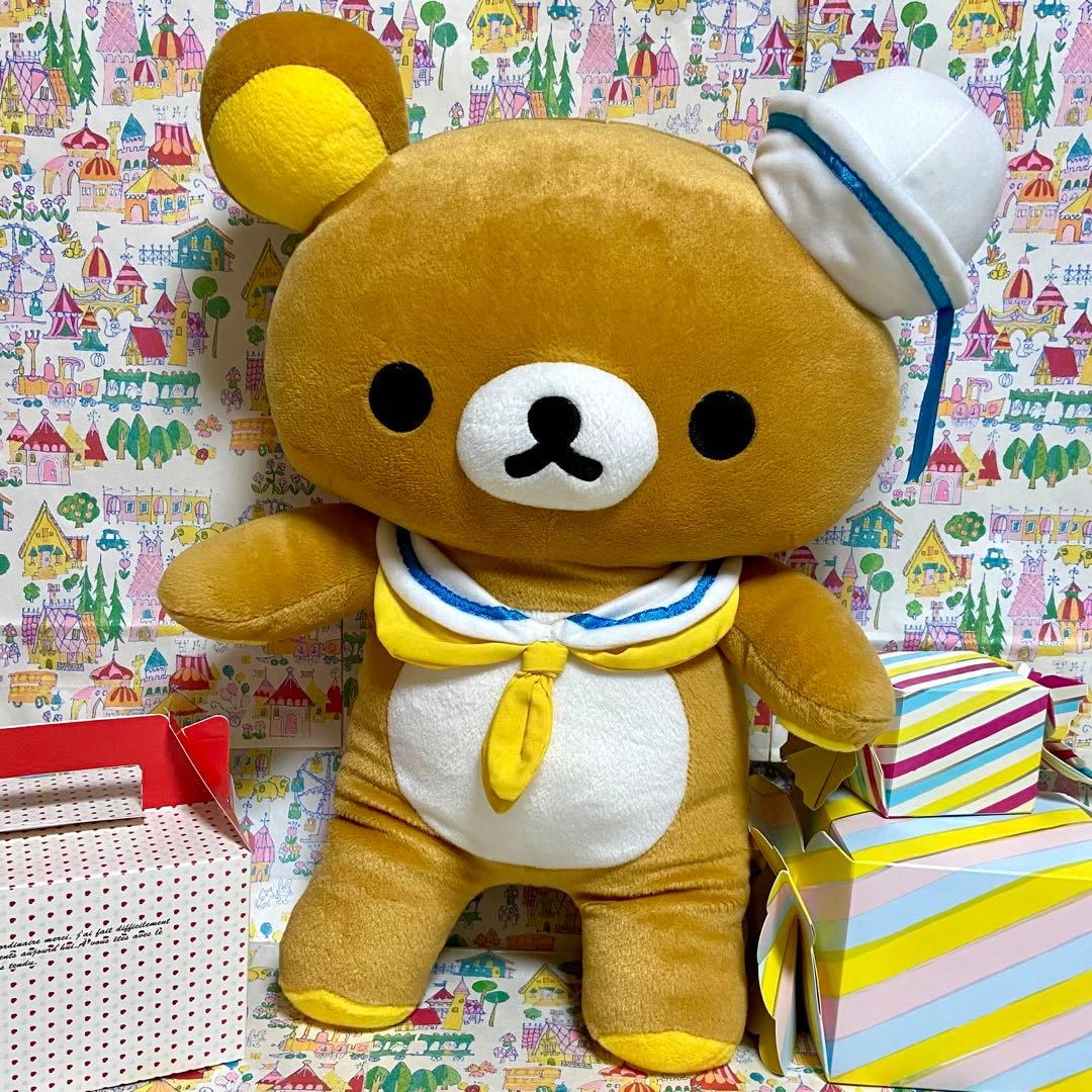リラックマ まとめ売り マリンルックセーラーぬいぐるみXL