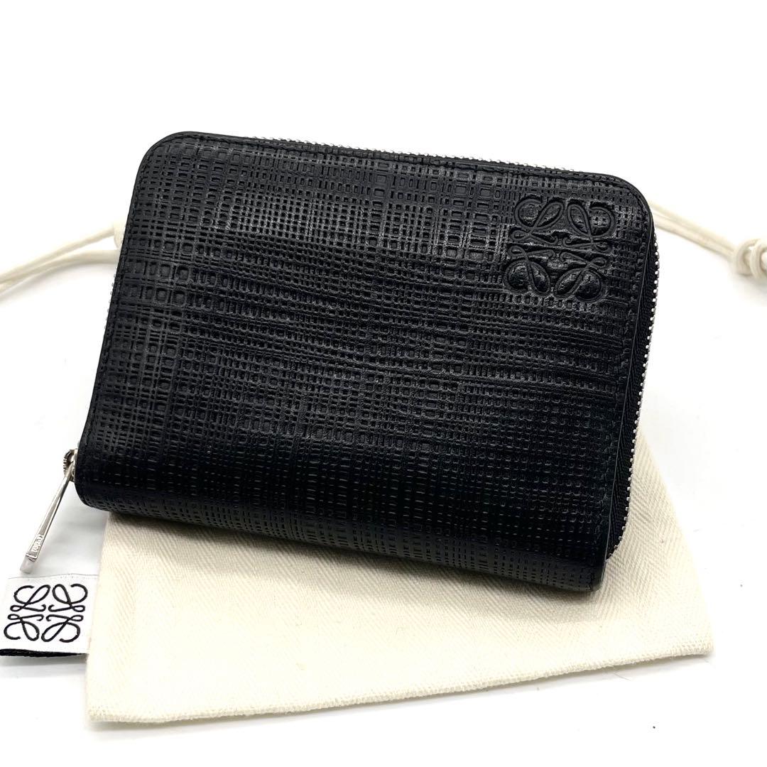 【極美品】ロエベ リネン ケース アナグラム レザー ブラック 保存袋付き 楽天市場】LOEWE ロエベ カードケース BIFOLD CARD HOLDER C660144X02