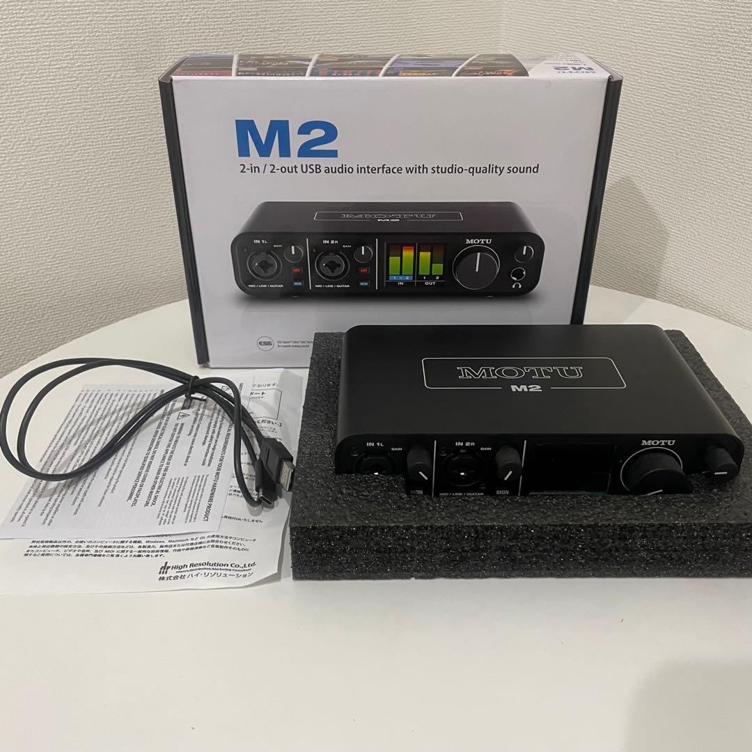 《美品》オーディオインターフェース　MOTU M2 動作確認済み