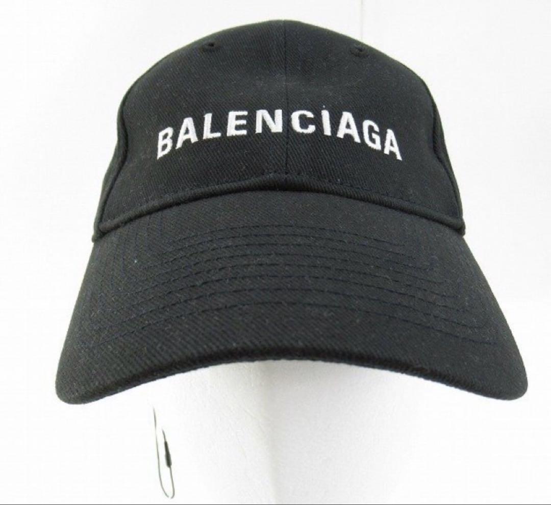 未使用品　BALENCIAGA ロゴCAP BLACK バレンシアガ 楽天市場】バレンシアガ BALENCIAGA キャップ ツバロゴ ブラック