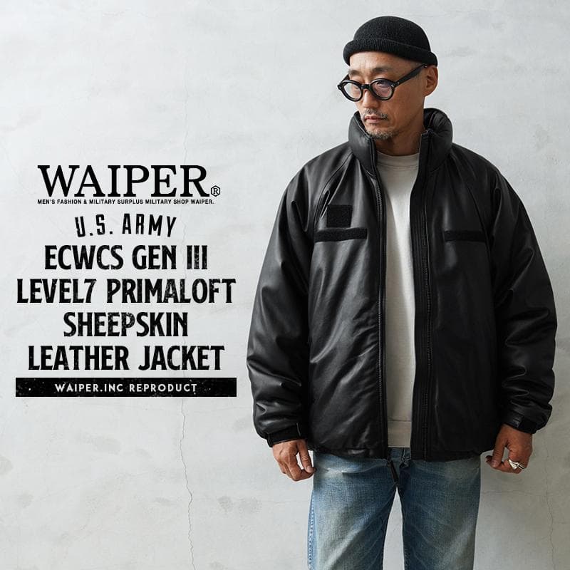 WAIPER ECWCS GEN III LEVEL7 シープスキン レザー web 限定】WAIPER/ 米軍 ECWCS GEN III LEVEL7/ PRIMALOFT /シープ