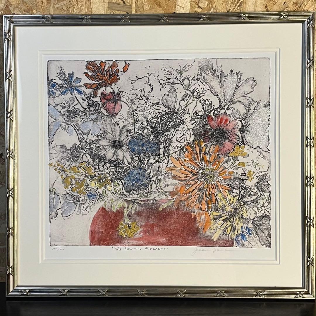 【匿名発送】ジョアン・アイザック　Mid Summer Flowers 版画 ジョアン・アイザック 版画展 | ショップブログ | 東急百貨店 たま