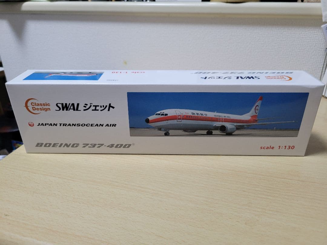 JTA Boeing 737-400 1:130 南西航空カラー JTA、SWALジェット退役 南西航空の塗装再現