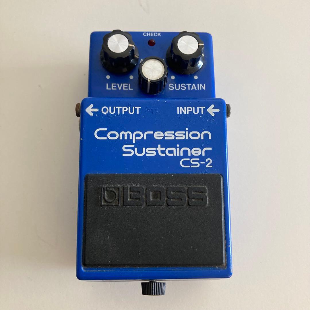 ギター BOSS Compression Sustainer CS-2 BOSS CS-2 Compression Sustainer 1983 Vintage Guitar Pedal Made in