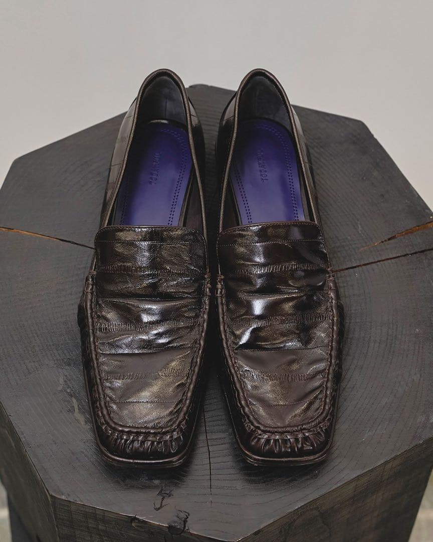 靴 todayful Squaretoe Gather Loafers 36