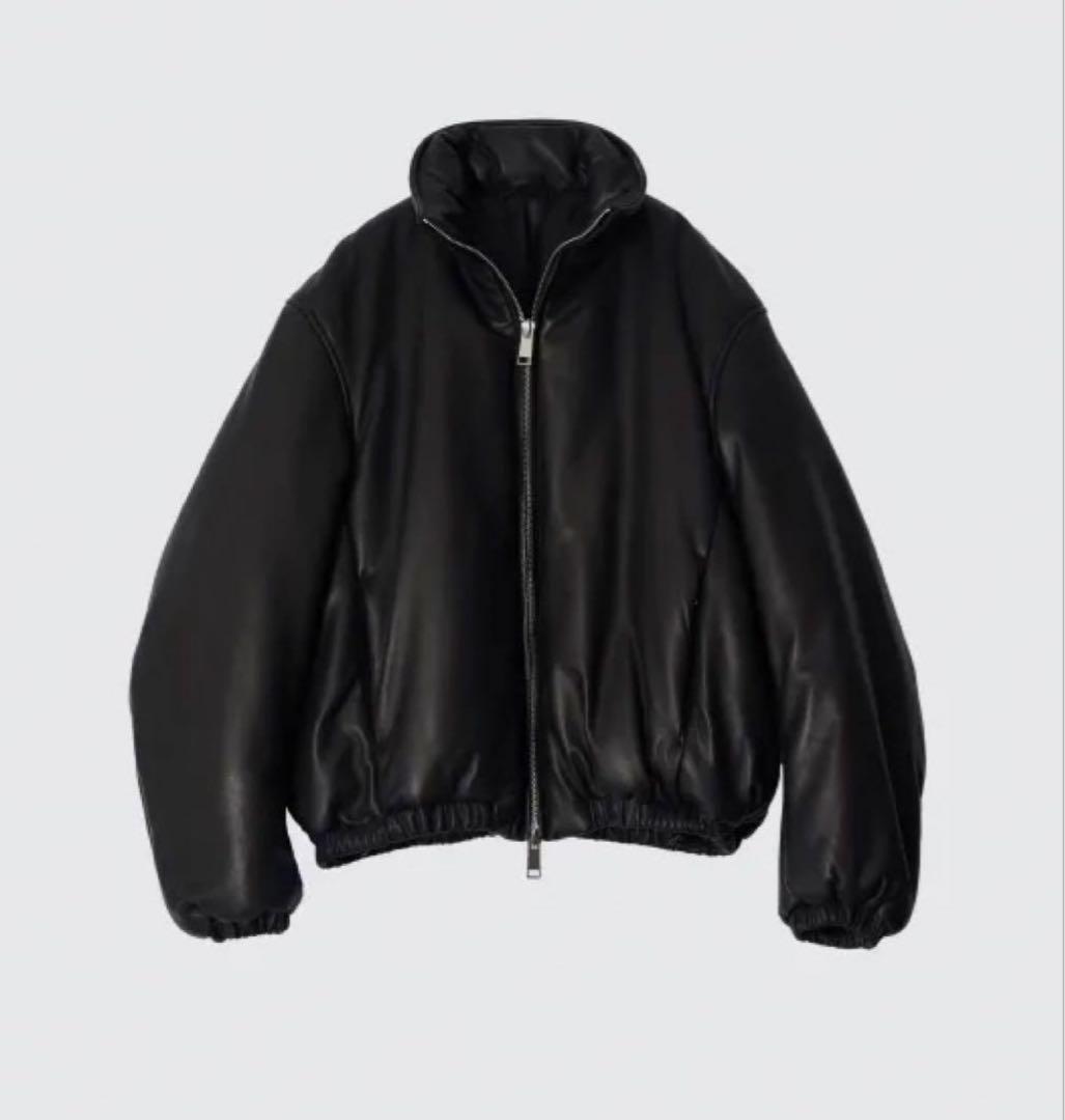 ジャケット・アウター YOKE 24aw SHEEP LEATHER PUFFER BLOUSON