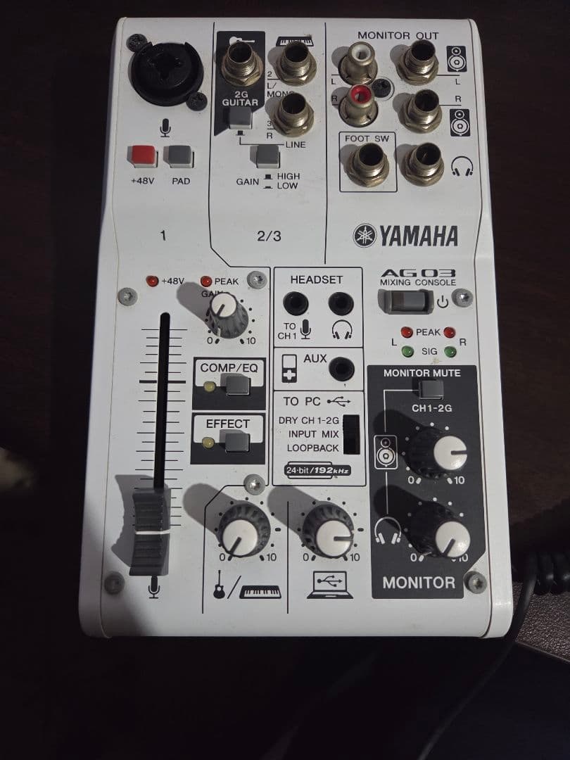 Yamaha AG03 オーディオインターフェース AT2020付き