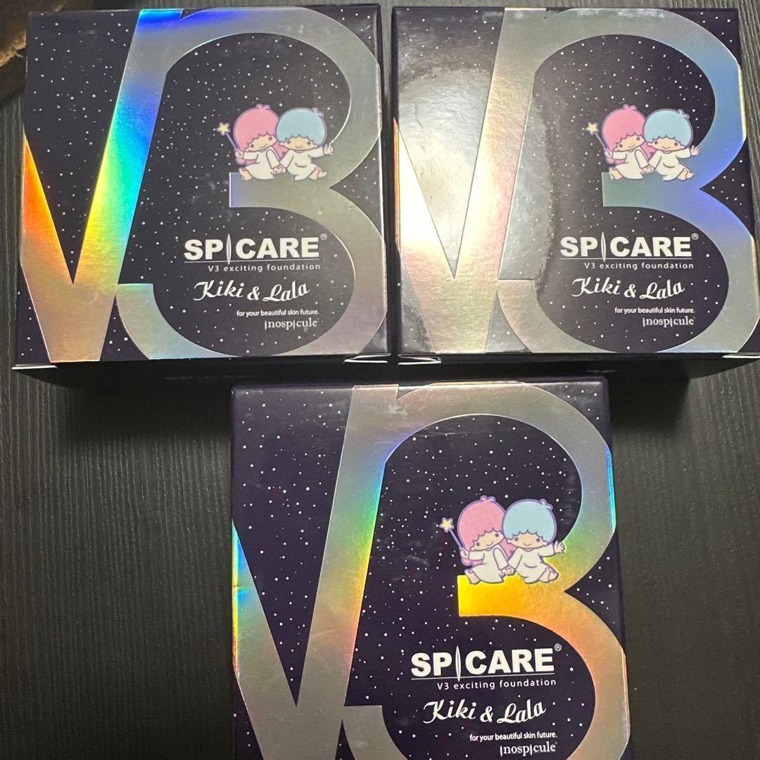スピケア V3 エキサイティングファンデーションキキ&ララ ファンデーション3点 □スピケア V3 エキサイティングファンデーション キキ&ララ【限定