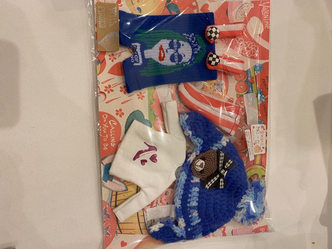 ハンドメイドきな 553285：花刺繍バイカラーニットカーディガンの通販-ScoLar