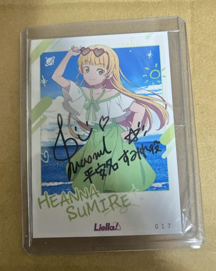 ビ*)様 Rest# Liella! ペイトン尚未 直筆サイン入り ミニブロマイ ビ*)様 Rest# Liella! ペイトン尚未 直筆サイン入り ミニブロマイ