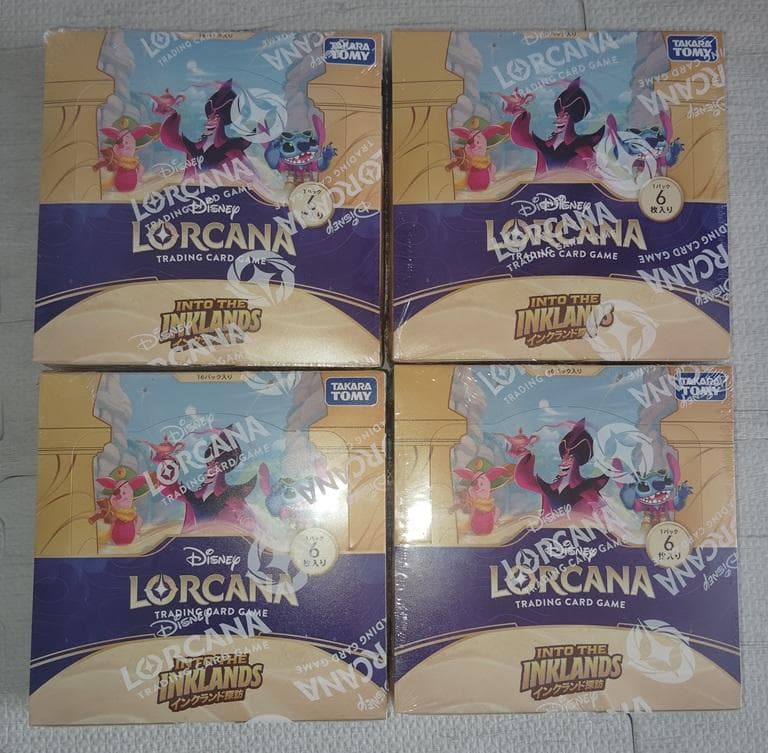 ディズニー ロルカナ インクランド探訪 4box Disney Lorcana - メルカリ