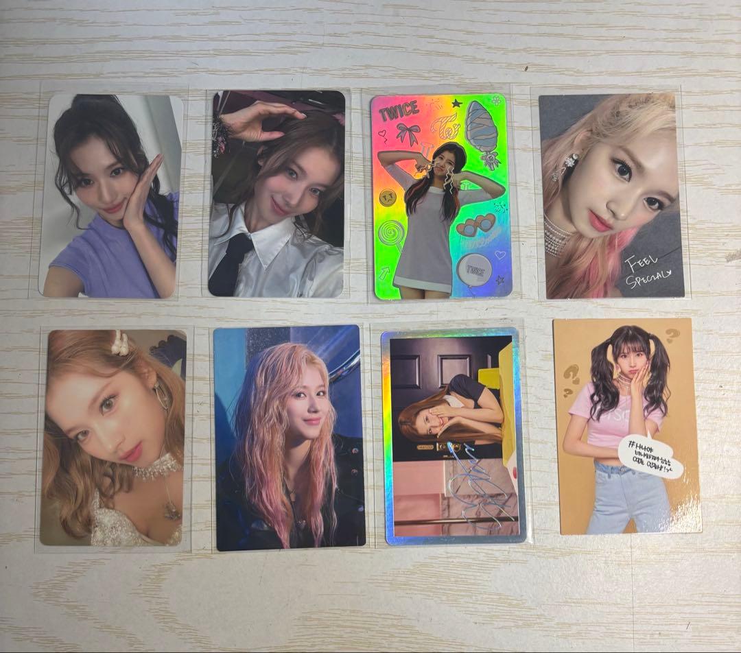 TWICE サナ トレカ セット strategy world in a day - メルカリ
