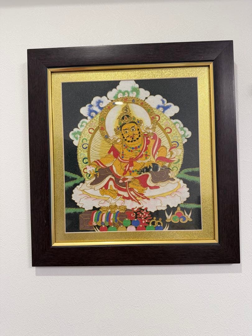 め*る様 仏教アート 金色装飾 フレーム付き