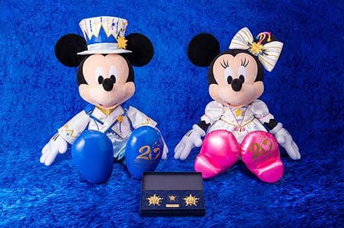 ファンダフルディズニー300個限定ディズニーシー20周年ミッキーミニーぬいぐるみ