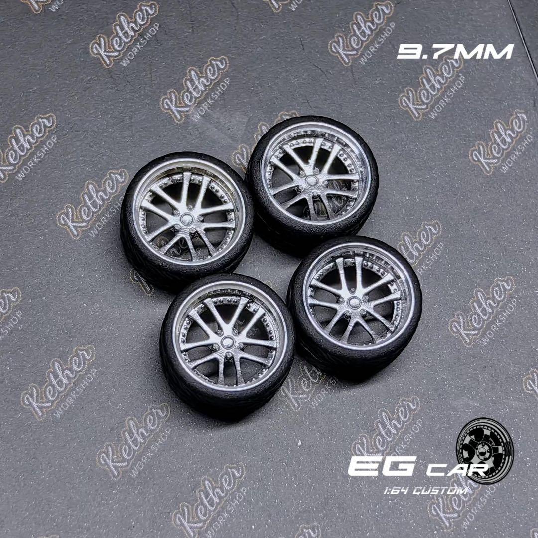 1/64 EGwheels Weds LXZ 風 ホイール ミニカートミーテック IN HAND* 2023 Hot Wheels Car Culture Modern Classics '98 TOYOTA