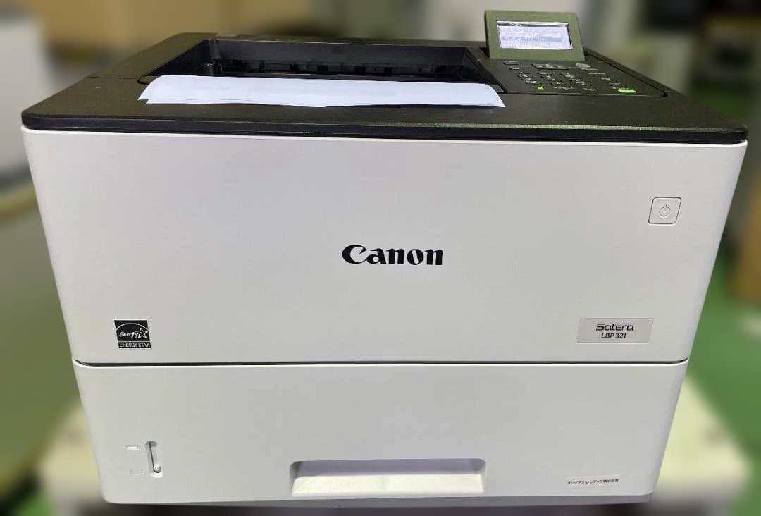 Canon LBP321 印刷枚数23664枚　動作印字OK/トナー無し A4モノクロレーザービームプリンター | キヤノン | LBP321 | Joshin