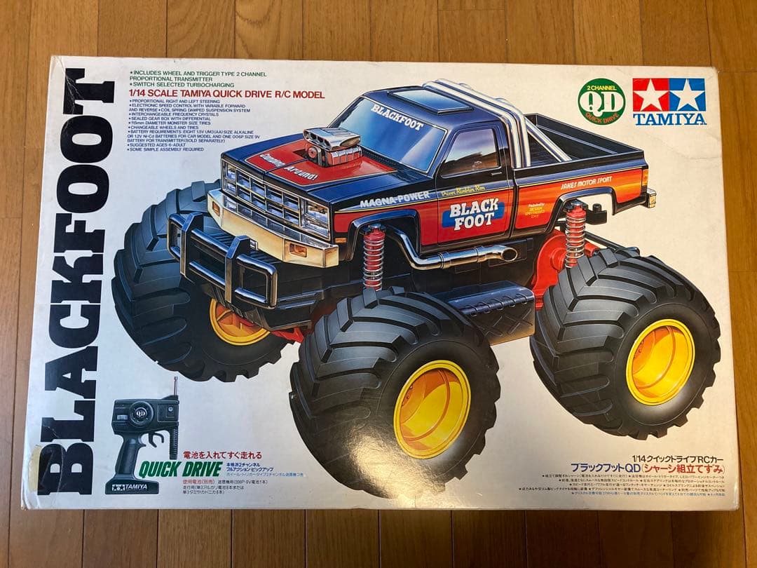 タミヤ ブラックフット　QDラジコン　1/14 動作不可 タミヤ 電動RCカーシリーズ 1/10RC ブラックフット（2016） | タミヤ