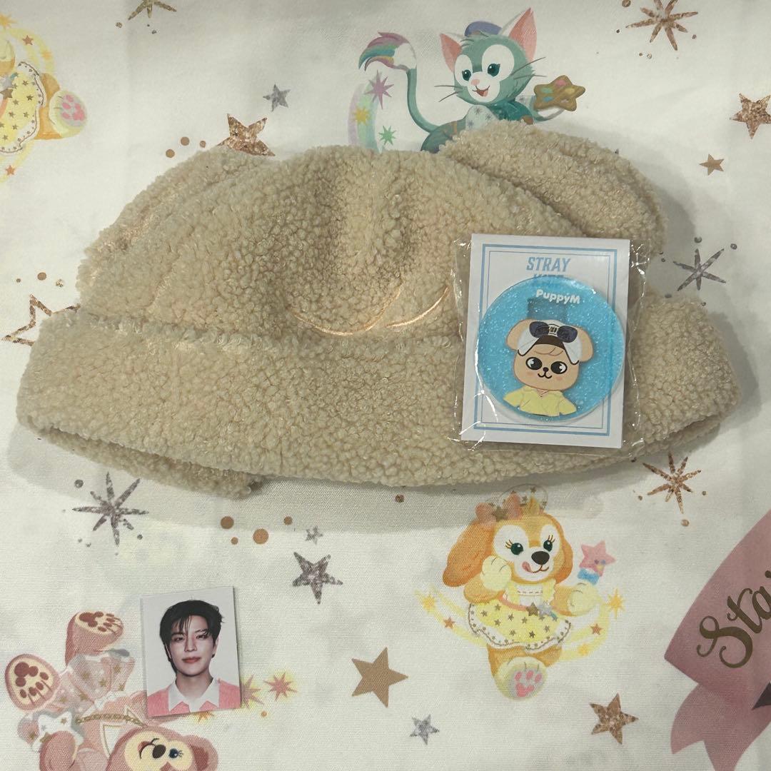 追加！straykids パピーム スンミン 帽子 ボアキャップ クリップ