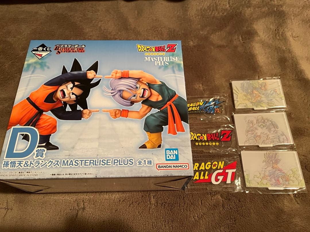 ドラゴンボール　一番くじ　D賞　悟天&トランクス　ロゴアクスタ他　13点付き！